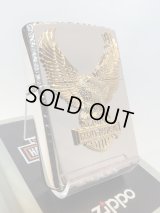 No.200 HARLAY DIVIDSON ZIPPO ハーレー・ダビッドソン GOLD EGLE METAL ゴールドイーグルメタル z-6554