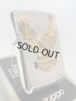 画像1: No.200 HARLAY DIVIDSON ZIPPO ハーレー・ダビッドソン GOLD EGLE METAL ゴールドイーグルメタル z-6554