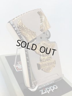 画像2: No.200 HARLAY DIVIDSON ZIPPO ハーレー・ダビッドソン GOLD EGLE METAL ゴールドイーグルメタル z-6554