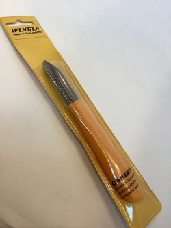 画像1: No.391138 スイス🇨🇭ウェンガー社製 PEELER ピーラー YELLOW イエロー WENGERINOX ロゴ入り k-074
