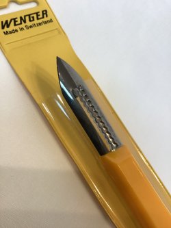 画像3: No.391138 スイス🇨🇭ウェンガー社製 PEELER ピーラー YELLOW イエロー WENGERINOX ロゴ入り k-074
