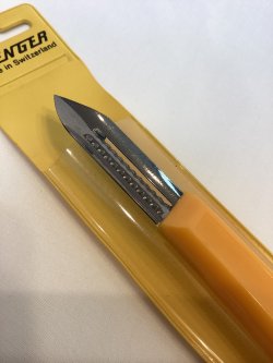画像2: No.391138 スイス🇨🇭ウェンガー社製 PEELER ピーラー YELLOW イエロー WENGERINOX ロゴ入り k-074