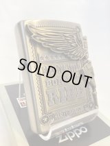 No.200 HARLAY DIVIDSON ZIPPO ハーレー・ダビッドソン ANTIQUE BRASS アンティークブラス SIDE METAL サイドメタル z-6569