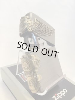画像3: No.200 HARLAY DIVIDSON ZIPPO ハーレー・ダビッドソン ANTIQUE BRASS アンティークブラス SIDE METAL サイドメタル z-6569