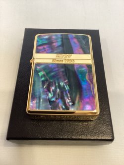 画像5: No.200 推奨品ZIPPO GOLD MIRROR ゴールドミラー 天然シェル z-6570