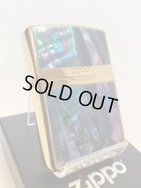No.200 推奨品ZIPPO GOLD MIRROR ゴールドミラー 天然シェル z-6570