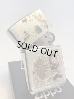 画像2: No.200 推奨品ZIPPO BRUSHED CHROME ブラッシュクローム 舞妓 電鋳板プレート z-6572