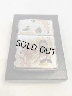 画像5: No.200 推奨品ZIPPO BRUSHED CHROME ブラッシュクローム 舞妓 電鋳板プレート z-6572