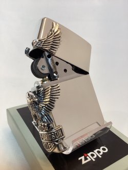 画像3: No.200 HARLAY DIVIDSON ZIPPO ハーレー・ダビッドソン SIDO EAGL METAL サイドイーグルメタル z-6573