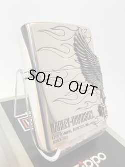 画像1: No.200 HARLAY DIVIDSON ZIPPO ハーレー・ダビッドソン SIDO EAGL METAL サイドイーグルメタル z-6573