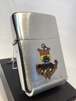 画像1: No.200 USED ZIPPO 1995年製 BRUSHED CHROME ブラッシュクローム 錨 z-6584