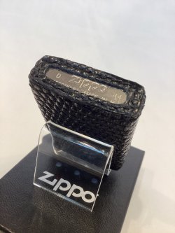 画像4: No.200 レザーシリーズZIPPO リザード(トカゲ革)手縫い革巻き z-6594