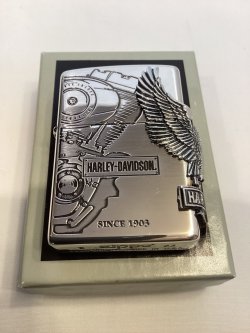 画像5: No.200 HARLAY DIVIDSON ZIPPO ハーレー・ダビッドソン SIDO METAL サイドメタル z-6596