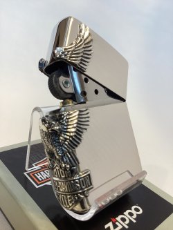 画像3: No.200 HARLAY DIVIDSON ZIPPO ハーレー・ダビッドソン SIDO METAL サイドメタル z-6596