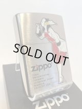 No.200 BRUSHED CHROME ZIPPO ブラッシュクローム WINDY RED ウィンディ レッド z-6598