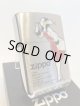 No.200 BRUSHED CHROME ZIPPO ブラッシュクローム WINDY RED ウィンディ レッド z-6598