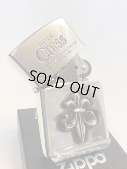 画像2: No.200 推奨品ZIPPO SILVER IBUSHI シルバーイブシ CROSS METAL クロスメタル シリアルナンバー入り z-6599