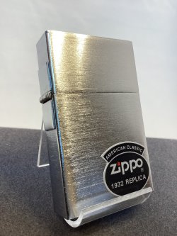 画像1: No.1932ファーストレプリカモデルZIPPO BRUSHED CHROME ブラッシュクローム PLANE プレーン z-6602