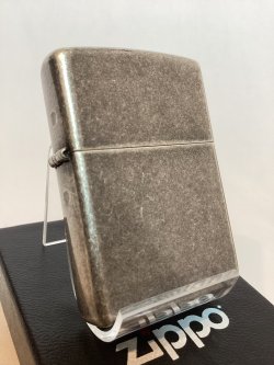 画像1: No.121FB アンティークシリーズZIPPO ANTIQUE SILVER アンティークシルバー PLANE プレーン z-6605
