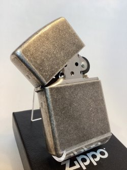 画像2: No.121FB アンティークシリーズZIPPO ANTIQUE SILVER アンティークシルバー PLANE プレーン z-6605