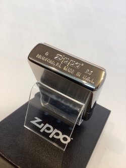 画像4: No.200 推奨品ZIPPO BRUSHED CHROME ブラッシュクローム 鶴富士 電鋳板プレート z-6606