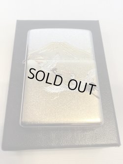 画像5: No.200 推奨品ZIPPO BRUSHED CHROME ブラッシュクローム 鶴富士 電鋳板プレート z-6606