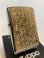 画像1: No.200 推奨品ZIPPO BRUSHED CHROME ブラッシュクローム ARABESQUE アラベスク GOLD METAL PLATE ゴールドメタルプレート z-6607 (1)