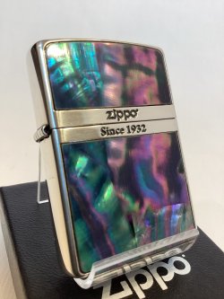 画像1: No.200 推奨品ZIPPO SILVER MIRROR シルバーミラー 天然シェル z6612