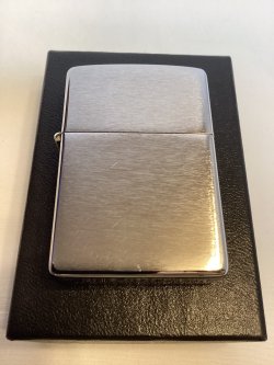 画像5: No.200 USED ZIPPO 2019年製 BRUSHED CHROME ブラッシュクローム PLANE プレーン z-6619
