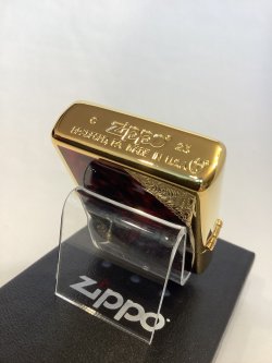 画像4: No.162 ARMOR ZIPPO GOLD & MARBUE RED アーマー ゴールド&レッド z-6621