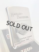 No.200 HARLAY DIVIDSON ZIPPO ハーレー・ダビッドソン BAR & SHIELD METAL バー&シールドメタル付き z-6623