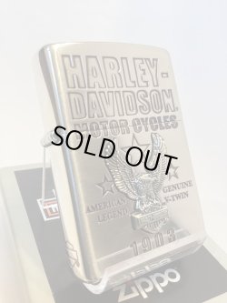 画像1: No.200 バイクシリーズ HARLAY DIVIDSON ZIPPO ハーレー・ダビッドソン EAGLE METAL イーグルメタル z-6624