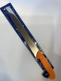 画像1: No.24325 スイス🇨🇭ウェンガー社製 幻のSWIBO スイボースライサー波刃25cm k-076