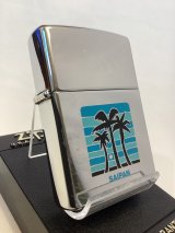 No.250 USED ZIPPO 1991年製 HIGH  POLISH CHROME ハイポリッシュクローム SAIPAN サイパン z-6625