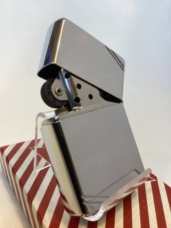 画像3: No.260フラットトップ ヴィンテージZIPPO 1989年製 HIGH  POLISH CHROME ハイポリッシュクローム PLANE プレーン z6626