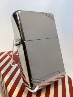 画像1: No.260フラットトップ ヴィンテージZIPPO 1989年製 HIGH  POLISH CHROME ハイポリッシュクローム PLANE プレーン z6626