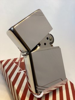 画像2: No.260フラットトップ ヴィンテージZIPPO 1989年製 HIGH  POLISH CHROME ハイポリッシュクローム PLANE プレーン z6626