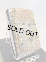 No.200G推奨品ZIPPO BRUSHED CHROME ブラッシュクローム 電鋳板プレート 招き猫 z-6629
