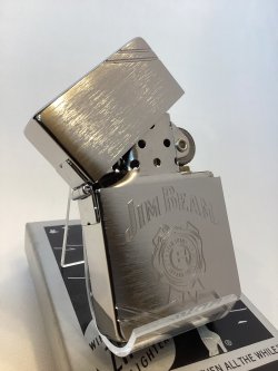 画像2: No.1935レプリカ BRUSHED  CHROME ZIPPO ブラッシュクローム JIM BEAM ジム・ビーム z-6630