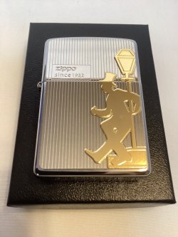 画像5: No.200 推奨品ZIPPO BRUSHED CHROME ブラッシュクローム シルバープレート貼り DRUNKER ドランカー z-6631