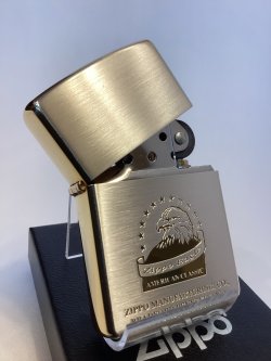 画像2: No.200 ヴィンテージZIPPO 2007年製 シルバー&ゴールド アメリカンイーグル z-6634