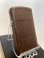 画像1: No.1610 レザーシリーズZIPPO SLIM PIGSKIN BROWN スリム ピッグスキン ブラウン z-6636 (1)