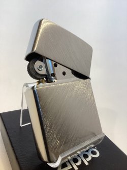画像3: No.200 ヴィンテージZIPPO 2008年製 BRUSHED CHROME HERRINGBONE ブラッシュクローム ヘリンボーン z-6639