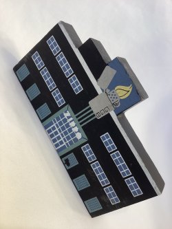 画像1: ZIPPO本社ビル 木製ZIPPO GOODS 1992年製 z-6644