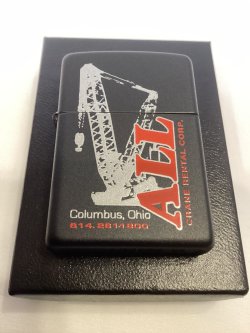 画像5: No.218 企業ロゴシリーズZIPPO BLACK MATTE ブラックマット ALL CRANE RENTAL CORPORATION「ALL」クレーンレンタルコーポレーション z-6646
