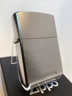 画像1: No.200 推奨品ZIPPO BRUSHED CHROME ブラッシュクローム LINEN WAVE リネンウェーブ z-6649