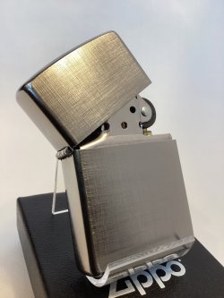 画像2: No.200 推奨品ZIPPO BRUSHED CHROME ブラッシュクローム LINEN WAVE リネンウェーブ z-6649