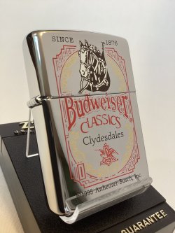 画像1: No.250 バドワイザーシリーズZIPPO HIGH POLISH CHROME ハイポリッシュクローム BUDWEISER バドワイザー z-6651