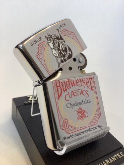 画像2: No.250 バドワイザーシリーズZIPPO HIGH POLISH CHROME ハイポリッシュクローム BUDWEISER バドワイザー z-6651