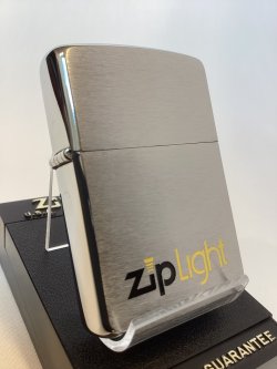 画像1: No.200 ヴィンテージZIPPO 1996年製 BRUSHED CHROME ブラッシュクローム ZIPLIGHT ジップライト z-6652